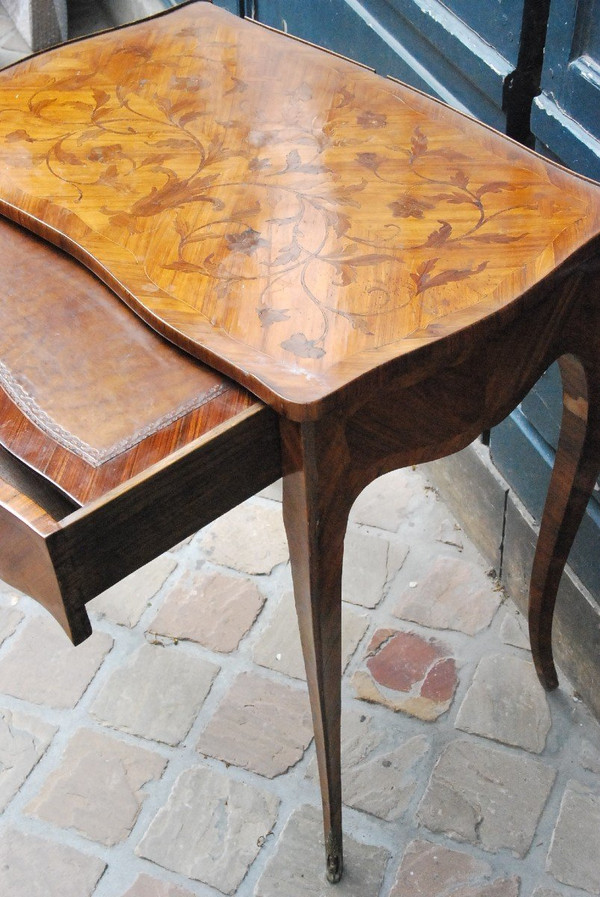 Louis XV Period Marquetry Living Room Table