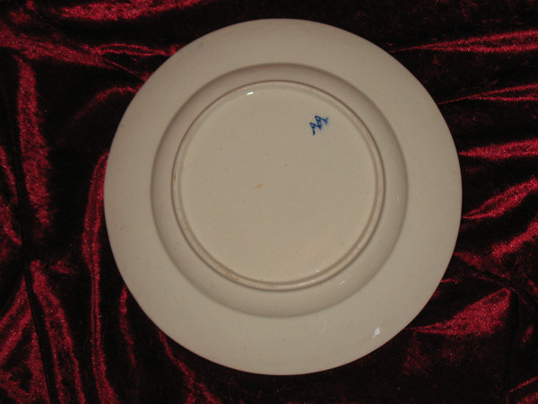 Tender Porcelain Plate from Arras or Tournai 18th century La Brindille design