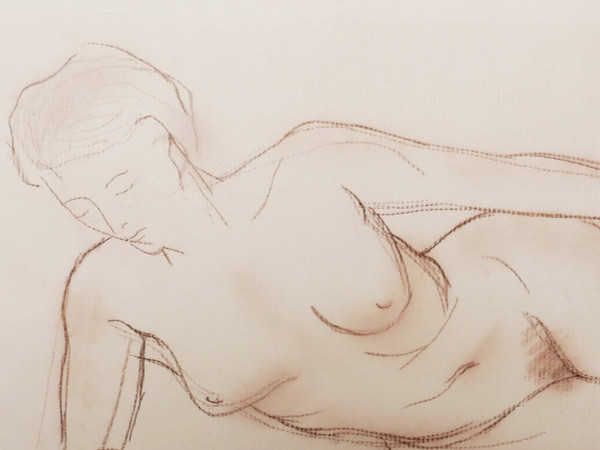 Gérard CHOAIN, Reclining female nude