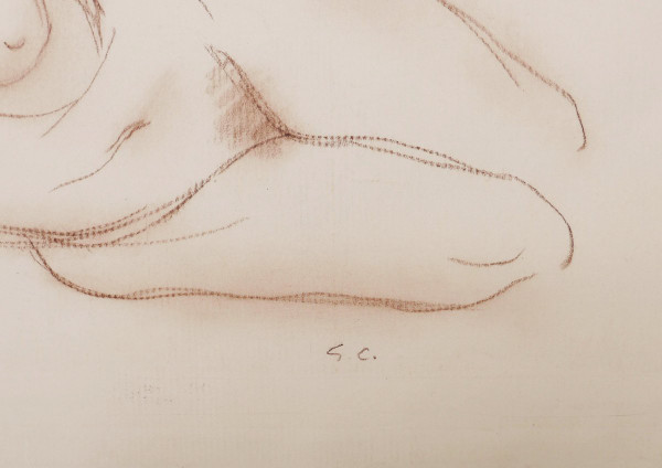 Gérard CHOAIN, Reclining female nude