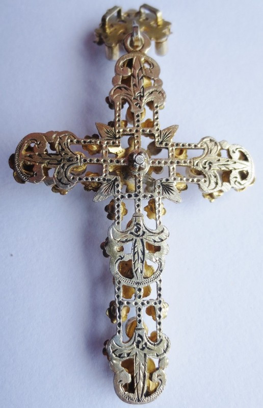 Vermeil cross, 19th century.