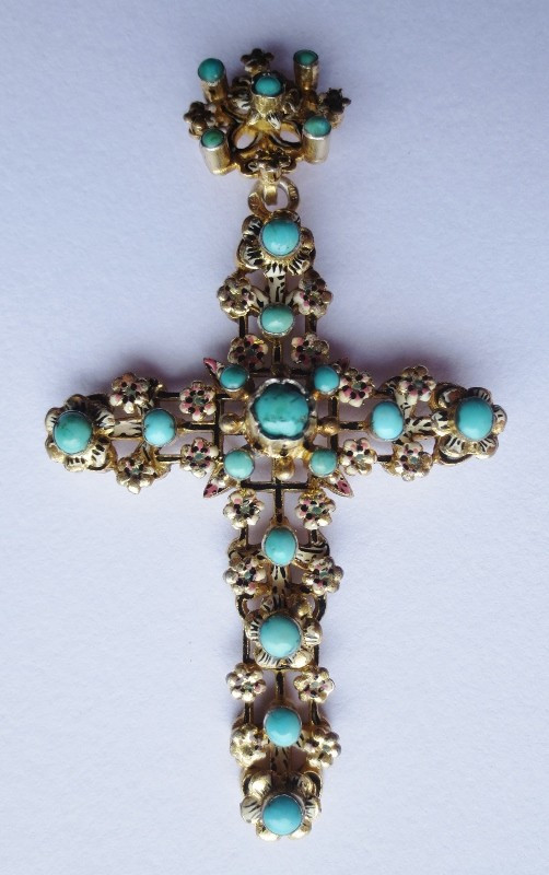 Vermeil cross, 19th century.