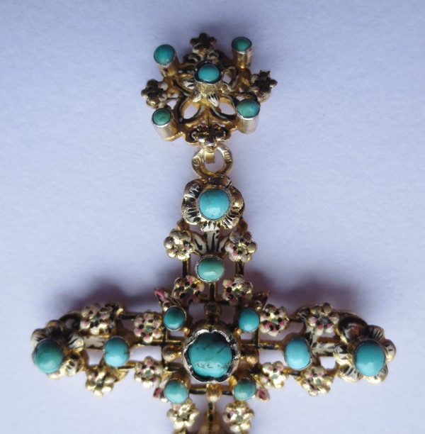 Vermeil cross, 19th century.