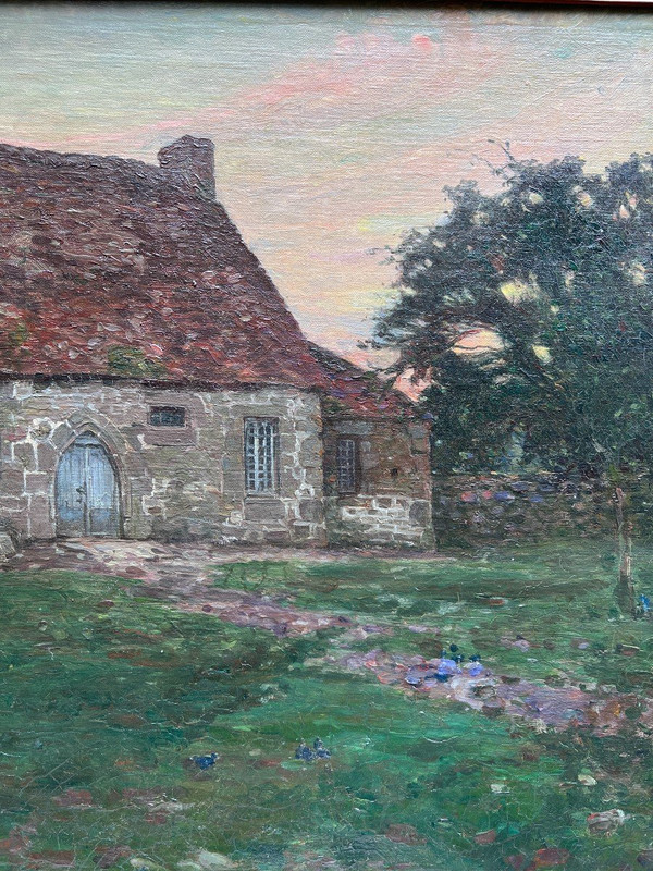 George Le Febvre (1861-1912) - Le Manoir De La Boderie, 1907 - Exposé Au Salon De 1907, Paris