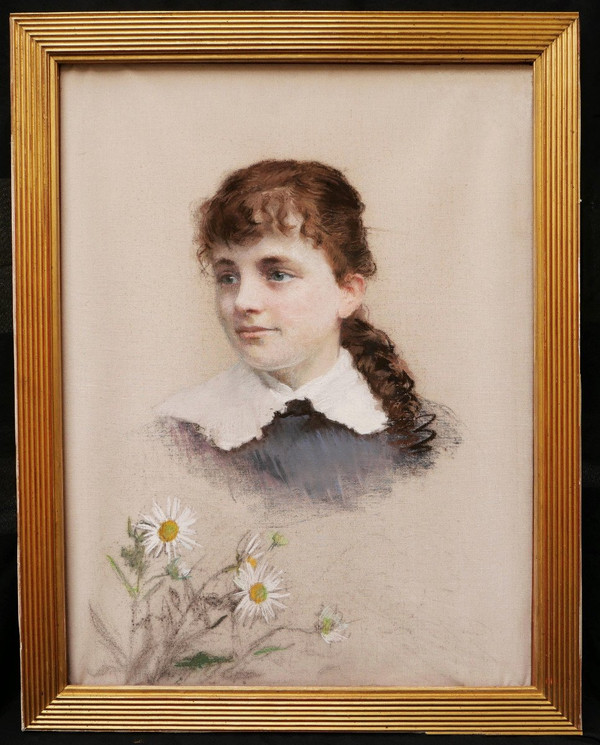 FRENCH school of the 19th century, Portrait of Marguerite