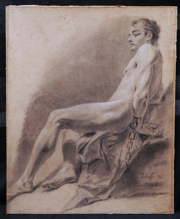 Jean-Jacques DELUSSE, Academy of chained naked man