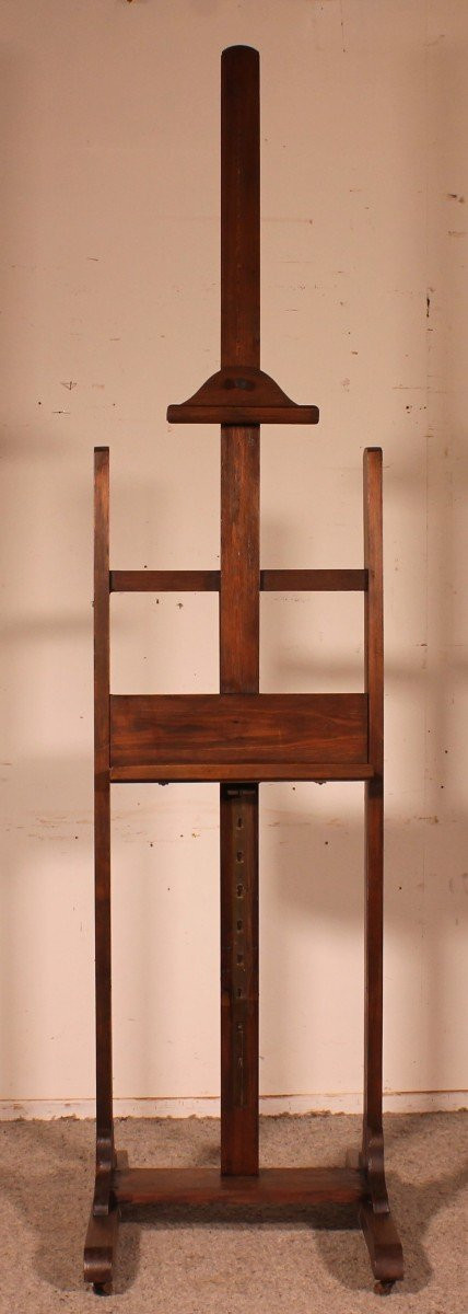 Painter's Easel Equipped With A Rack, 19th Century