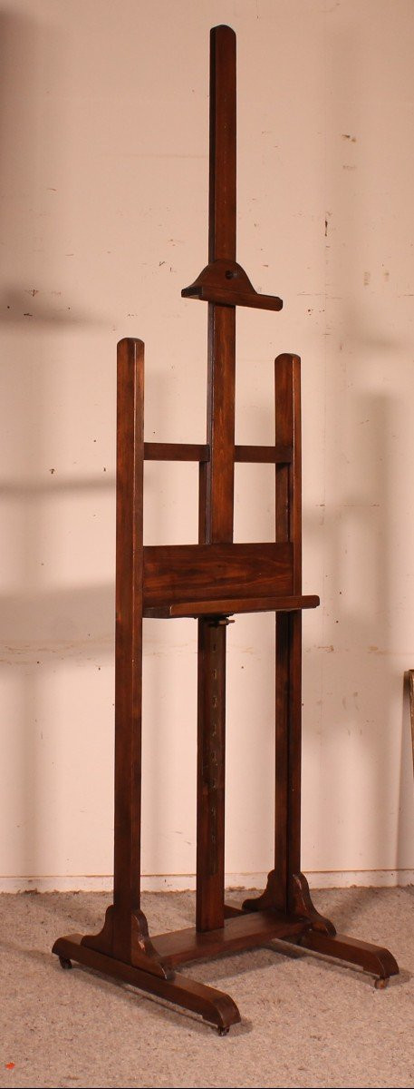 Painter's Easel Equipped With A Rack, 19th Century