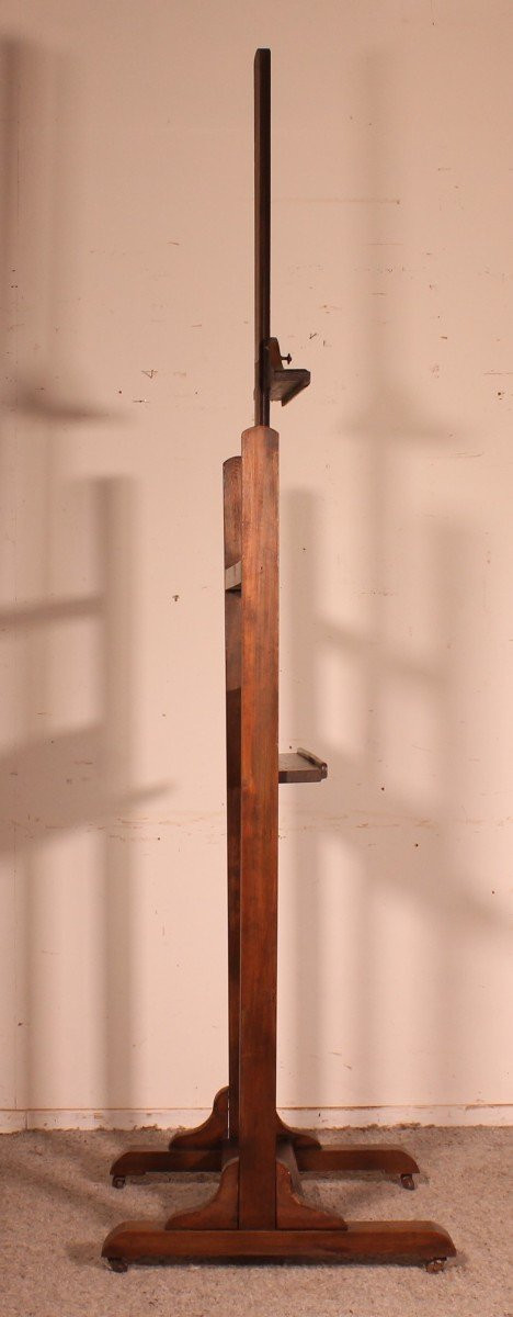 Painter's Easel Equipped With A Rack, 19th Century