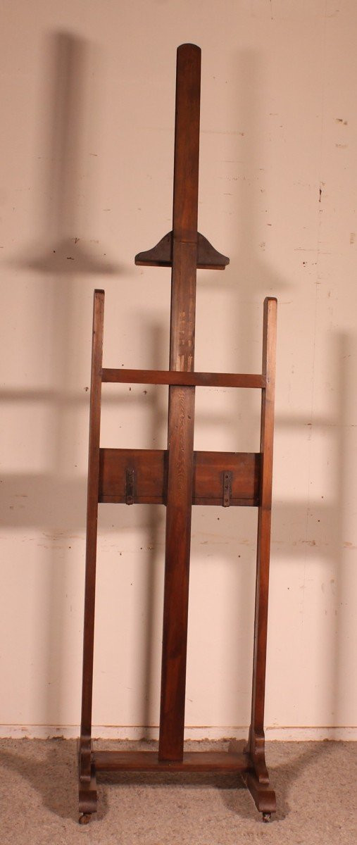 Painter's Easel Equipped With A Rack, 19th Century