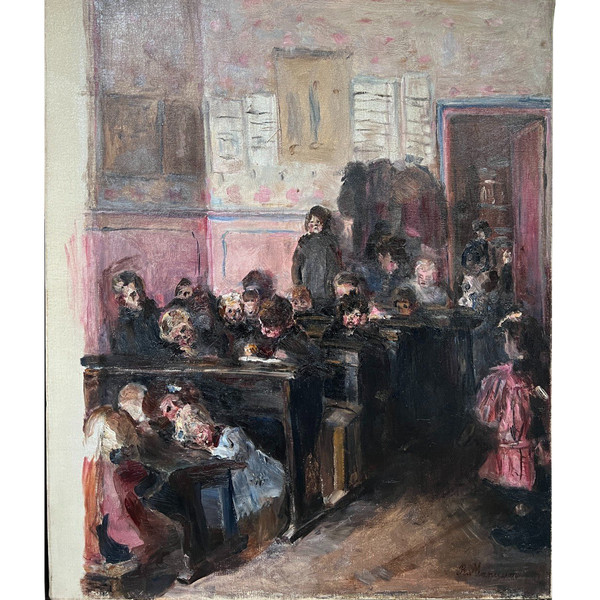 Rose Manusson (19th-20th Century) - The Children's Class, Circa 1900