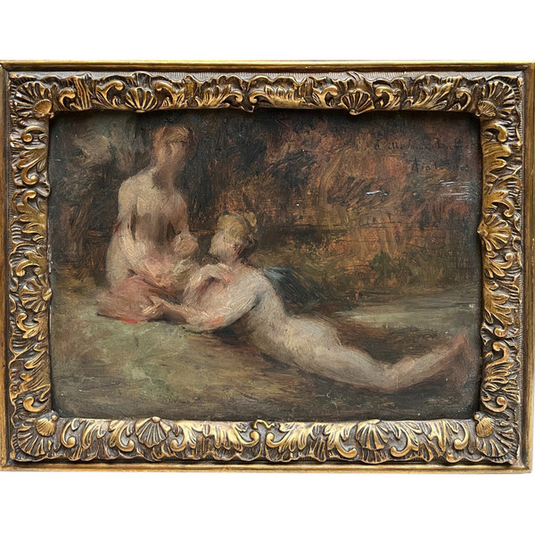 Auguste Fiat (xix-xx) - The Two Friends, 1902