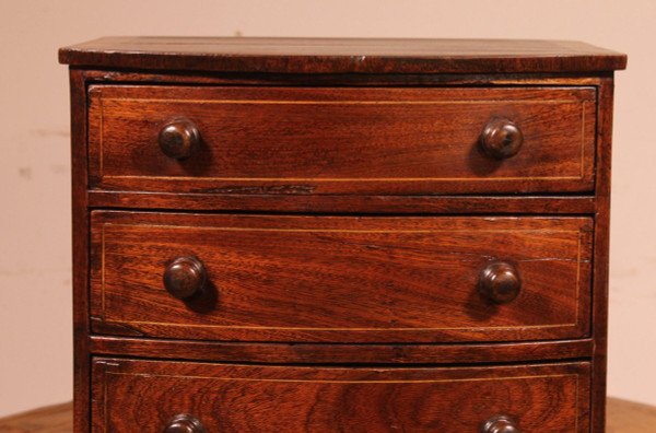 Domed Master Commode In Mahogany From The 19th Century