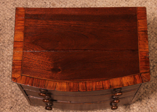 Domed Master Commode In Mahogany From The 19th Century