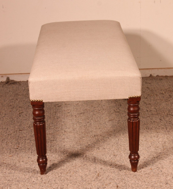 Mahogany Bench From the 19th Century-England