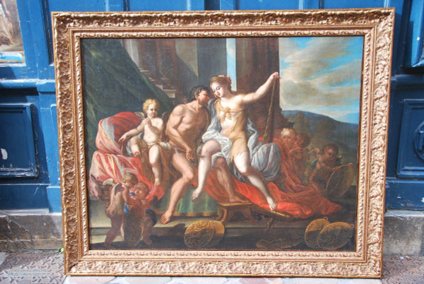 Hercules And Omphale, Venice XVII Entourage By Sebastiano Mazzoni