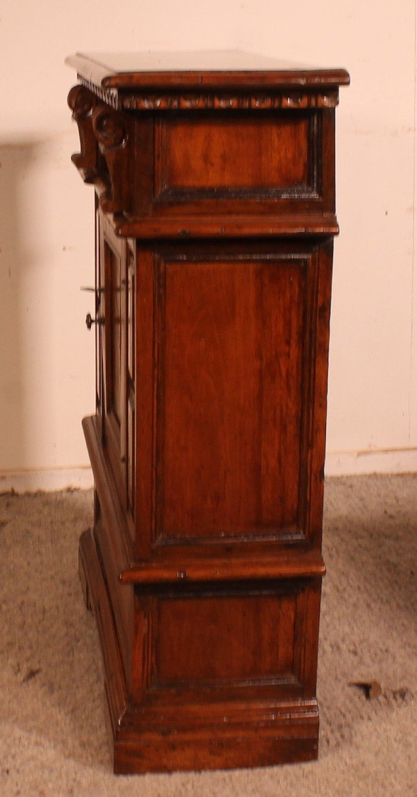 An Italian Walnut Oratory 17th Century