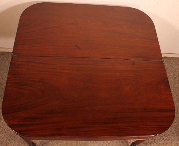 19th Century Console Or Game Table In Mahogany