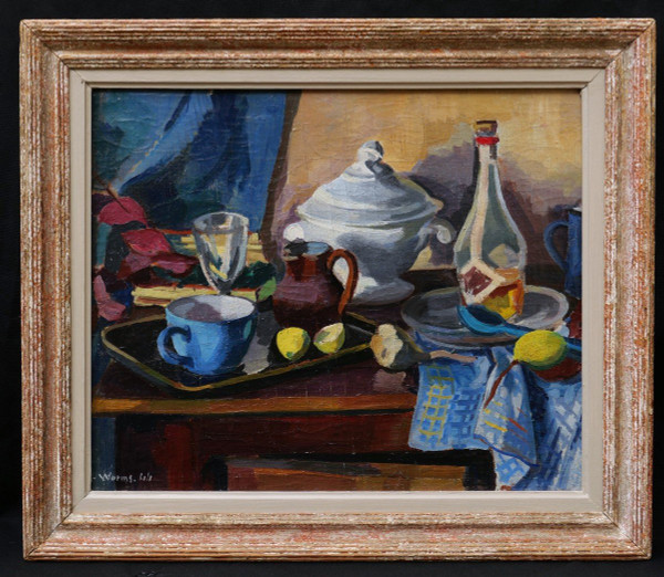 Roger WORMS, Still life on a table