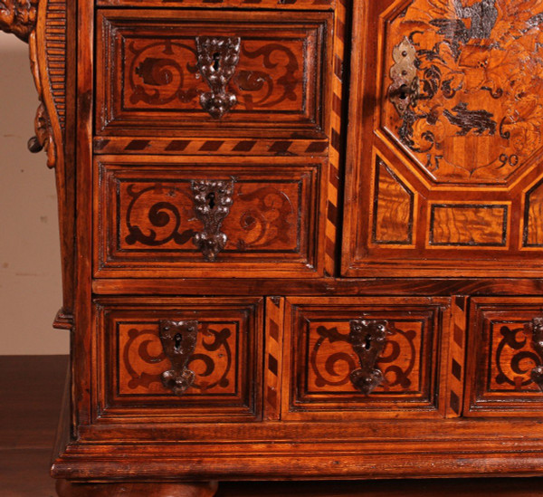 Black Forest Cabinet Dated 1590