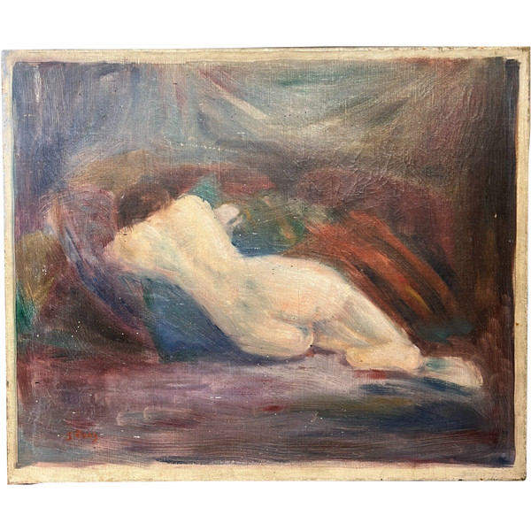 French School - J. Puy - Female Nude