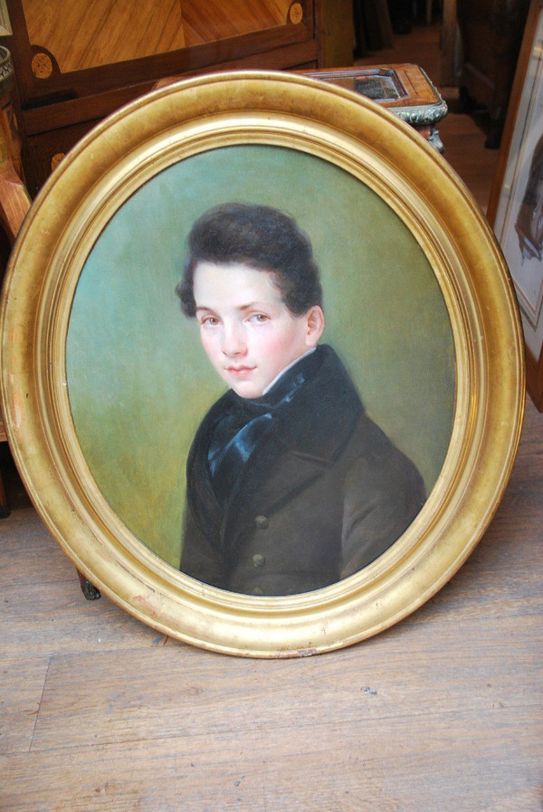 Portrait Of A Young Man In A Frock Coat 19th Century