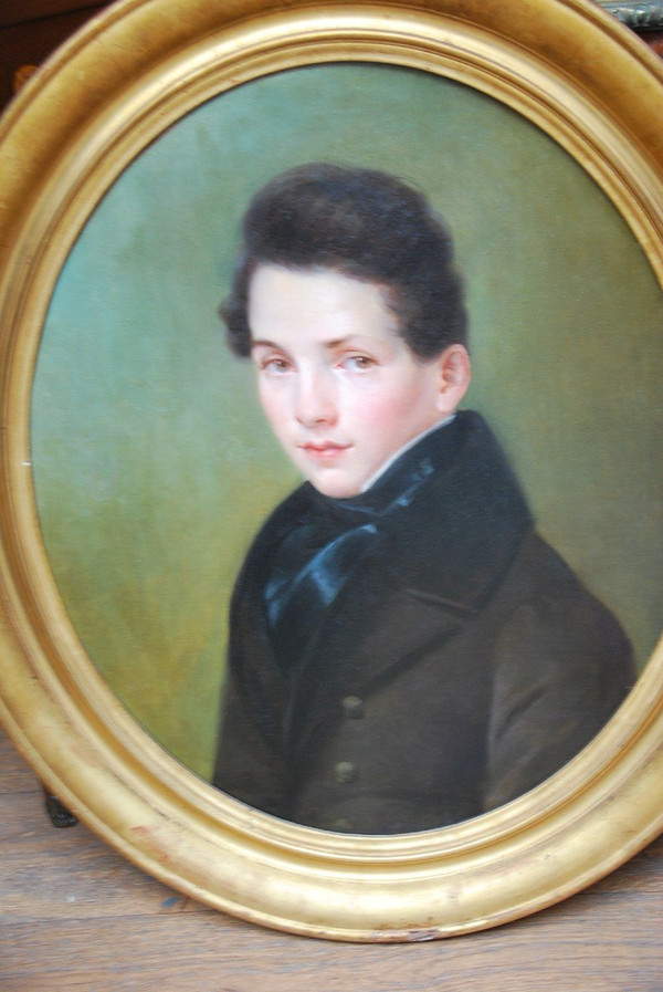 Portrait Of A Young Man In A Frock Coat 19th Century