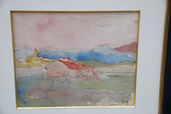 Louis Valtat Watercolor Drawing