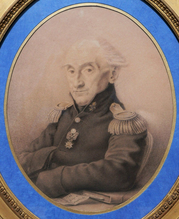 Porträts von Joseph Louis Anaclet de Rouvroy und seiner Frau Robertine Joseph Lecomte du Bus