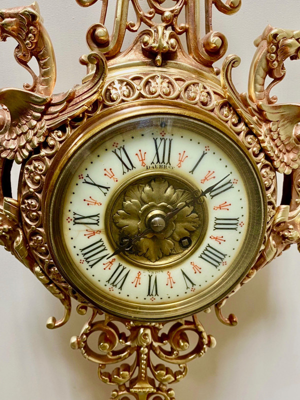 Napoleon III period wall clock