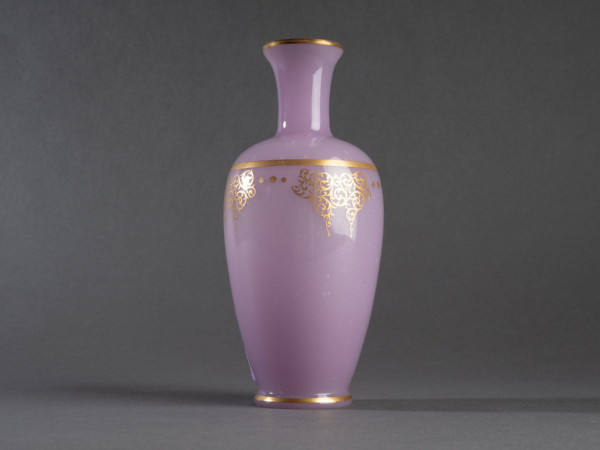 Small Opaline Vase, Baccarat, 19th Century