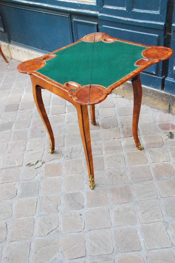 Table à Jeux époque Louis XV XVIIIe siècle