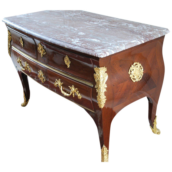 Sauteuse Commode In La Regence XVIII Attributed To Doirat