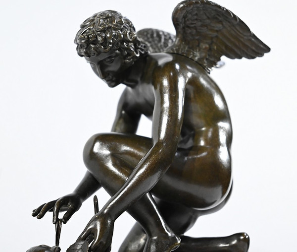 Bronzo "L'Amour", firmato A-D.Chaudet - XIX secolo