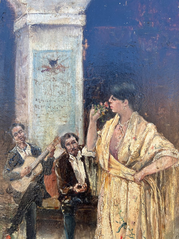 Ballerini e chitarristi di scuola spagnola del XIX secolo, 1887 Roma Flamenco