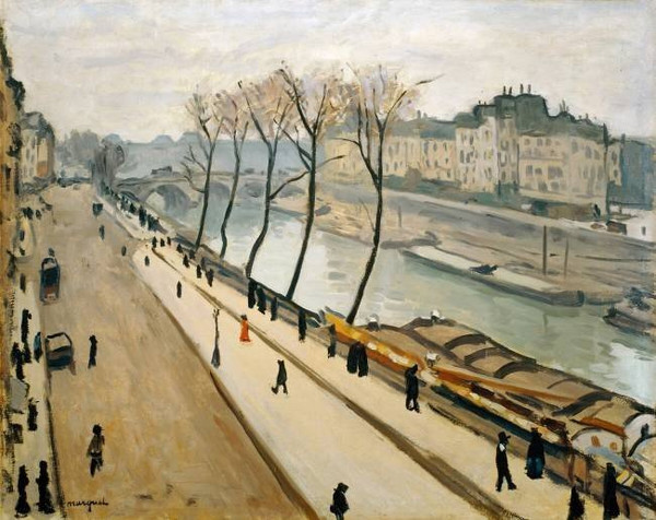 Albert Marquet (1875-1947) Dopo Matrice La Senna, vista dal Quai des Grands Augustins Vollard