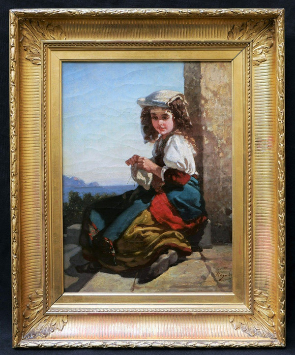 Antony REGNIER, The little Italian girl