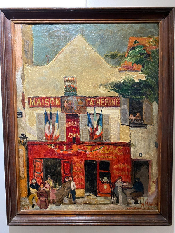 Anselmo Bucci (1887-1955) - Montmartre, Madre Caterina, Place Du Tertre, 1912