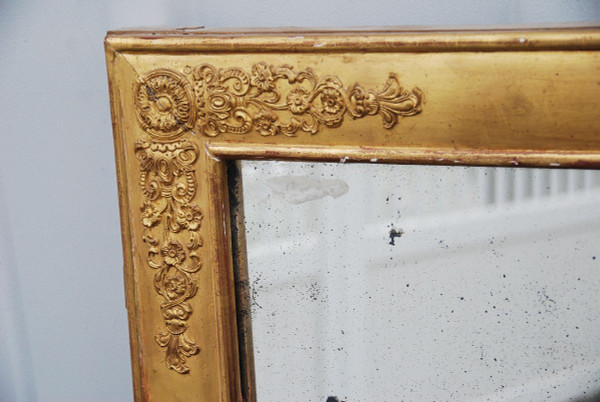 19th Century Restoration Period Fireplace Mirror