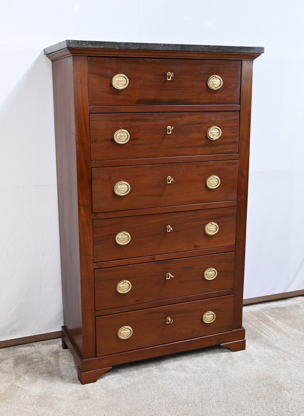 Mahogany Chest of Drawers, Directoire Period - Early 19th Century