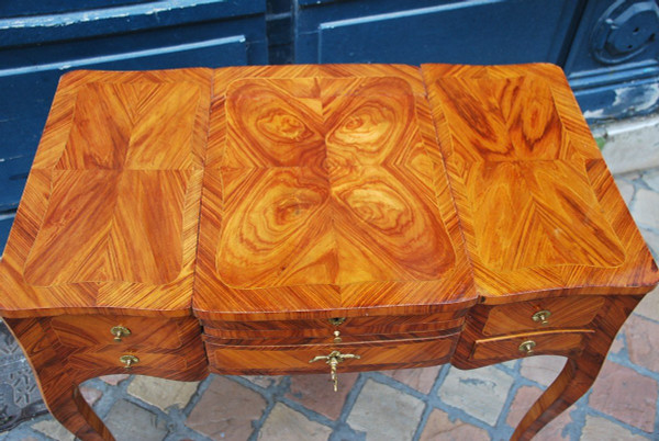 Veneer Dressing Table Louis XV Eighteenth Century