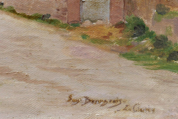 Eugène Victor BOURGEOIS, Landscape at La Clarté