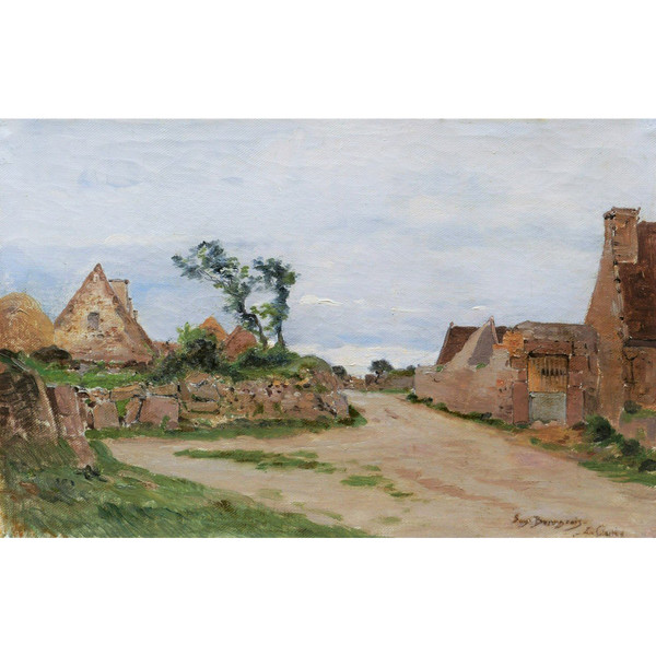 Eugène Victor BOURGEOIS, Landscape at La Clarté