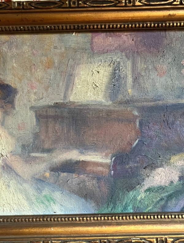 René Léon Marie Devillario (1874-1942) – Der Pianist, um 1900