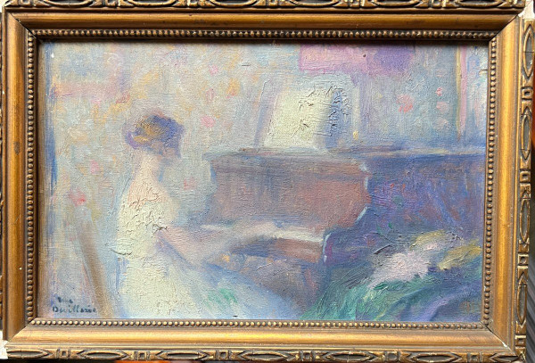 René Léon Marie Devillario (1874-1942) – Der Pianist, um 1900