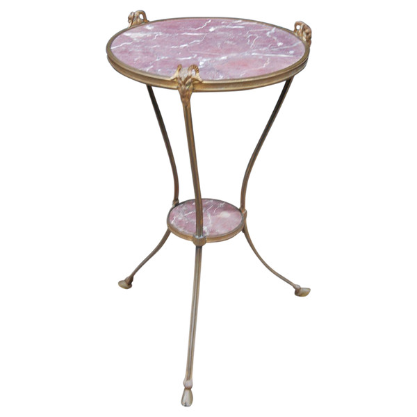 Directoire style tripod pedestal table