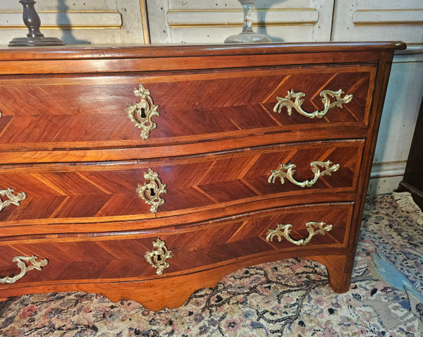 Louis XV chest of drawers in cherrywood 18th