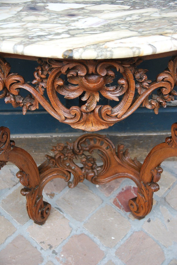 Louis XV Period Oak Console