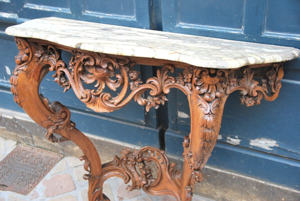 Louis XV Period Oak Console