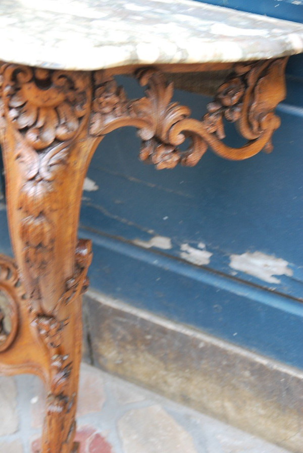 Louis XV Period Oak Console